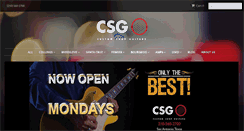 Desktop Screenshot of customshopguitars.com
